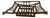 Vintage Square Bamboo Tray, Trivet For Sale