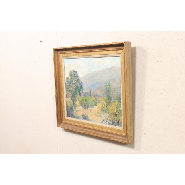 Mid 20th Century Framed Impressionistic California Landscape For Sale - Image 11 of 12