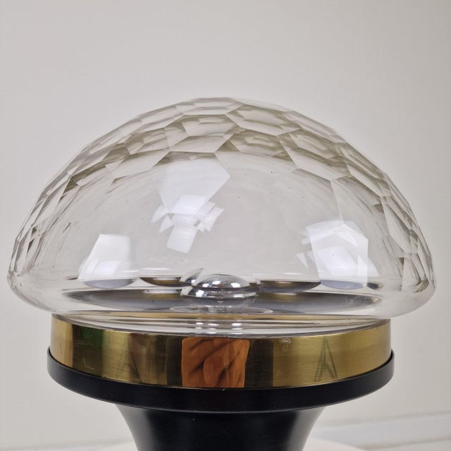 Metal Mid-Century Italian Space Age Convertible Table or Ceiling Lamp attributed to Pia Guidetti Crippa for Lumi, 1960s For Sale - Image 7 of 12