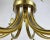 Gold Gilt Brass Chandelier from S.A. Boulanger in the style of Maison Bagues, 1970s For Sale - Image 8 of 11