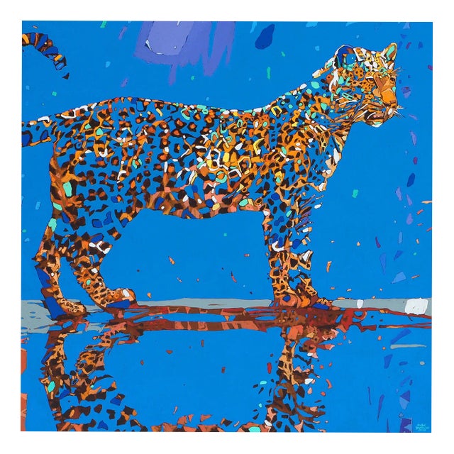 Rafal Gadowski, Panther 10, 2025, Oil on Canvas For Sale