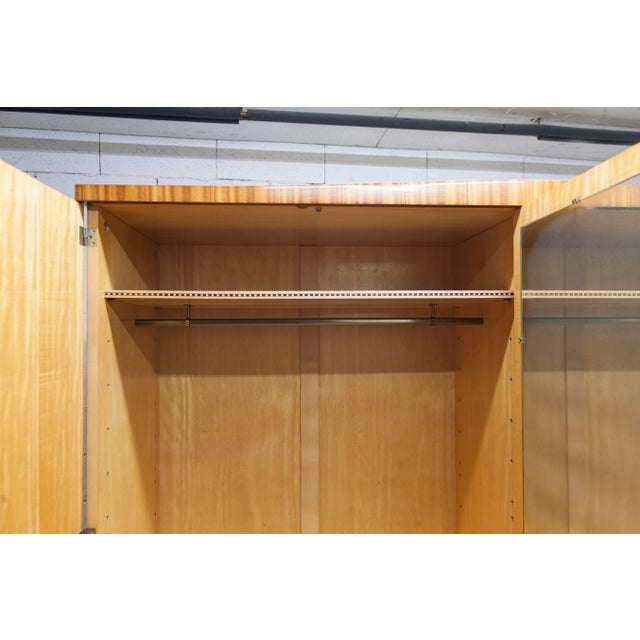 Scandinavian Wardrobe in Light Varnished Wood, 1960s For Sale - Image 13 of 18