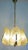 Gold Scandinavian Brass Ice Glass Five-Light Chandelier from Carl Fagerlund, 1960s For Sale - Image 8 of 11