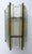 Longobard Pair of Hammered Glass Wrought Iron Sconces by Longobard, Italy, 1970s For Sale - Image 4 of 12