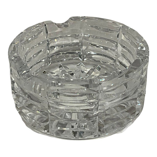 Vintage Mid 20th Century Waterford Crystal Ashtray For Sale