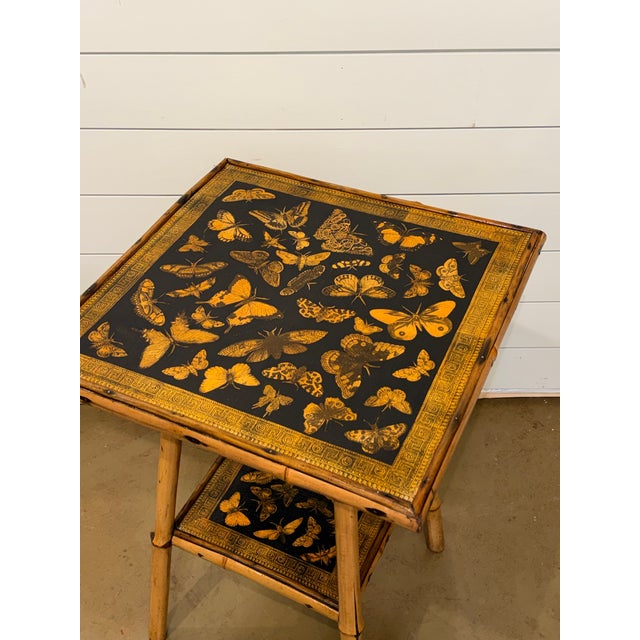 19th Century English Decoupage Side Table For Sale In Nashville - Image 6 of 6