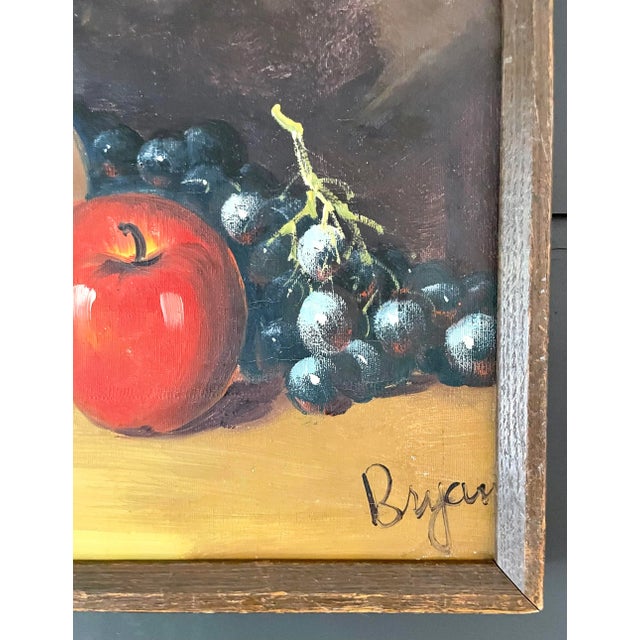 Early 20th Century Early 20th Century Original Rustic Spanish Still- Tablescape Painting Signed Bryan For Sale - Image 5 of 10