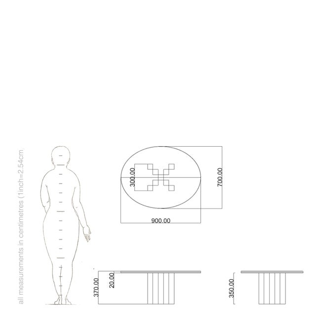 Fritz Brass and Glass Coffee Table from Biosofa For Sale - Image 4 of 8