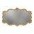 Mid Century Italian Baroque-Style Carved Gilt Mirror For Sale