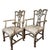 This pair of armchairs is from the Hickory Chair Company and called Emma. They have an ornately carved wood frame with...