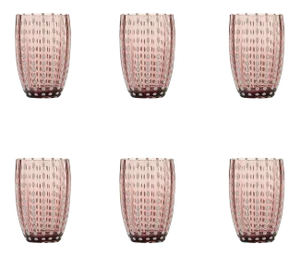 Perle Tumbler in Amethyst - Set of 6