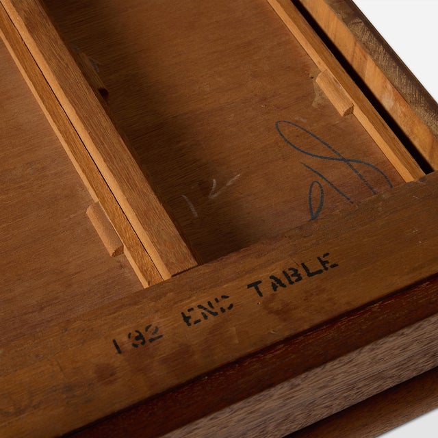 1950s Mahogany End Tables by John Keal for Brown Saltman - 3 available For Sale In San Francisco - Image 6 of 16