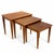 Brown Nesting Tables in Oak and Walnut from Gordon Russell, Set of 3 For Sale - Image 8 of 8