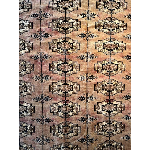 1900s Antique Bochara Rug For Sale - Image 4 of 5