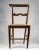 19th Century wooden chair with straw seat and backrest in need of repair. Dimensions: width 51 x depth 41 x height 90 x...