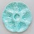 Ceramic Vintage French Gien Turquoise Majolica Oyster Plate For Sale - Image 7 of 7