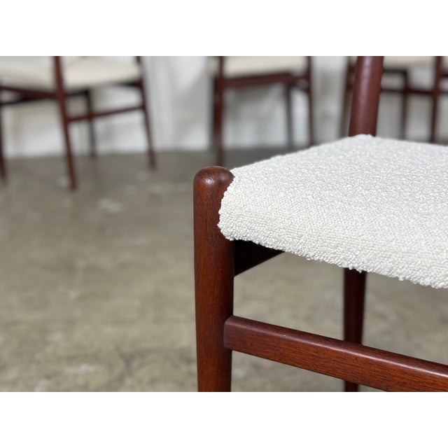 1950s Hans J. Wegner W2 Dining Chairs - Twelve 12 - Danish Modern Teak - CM Madsens For Sale - Image 11 of 11