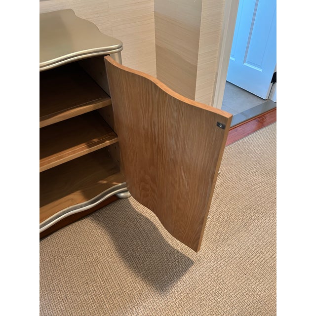 Traditional Julian Chichester Regency Silverleaf Long Wave Sideboard For Sale - Image 3 of 14