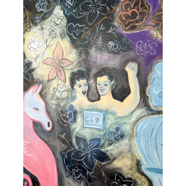 Steven E Robertson, All I Do Each Night Is… Pray, 2025, Oil on Canvas For Sale - Image 4 of 10