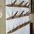 Wood Unusual Vintage Set of 3 Wall Mounted Rustic Racks With Spike Hooks in Blond Wood For Sale - Image 7 of 11