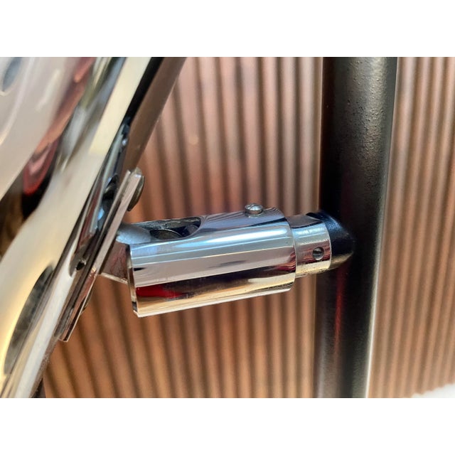 German Minimalist Chromed Floor Lamp with Adjustable Spotlights from Hustadt Leuchten, 1960s For Sale - Image 17 of 18