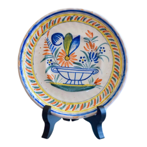 Late 19th Century Henriot Quimper Ceramic Plate