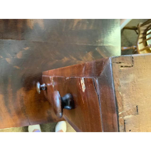 Circa 1840 American Empire Mahogany Side Table For Sale In New York - Image 6 of 13