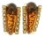 Roberto Legnazzi 18k Gold Citrine & Diamond Earrings, Italy C. 1990, Pair For Sale