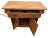 Antique Mission Oak Kitchen Island Cabinet Prep Station Chop Top Open Side Shelf For Sale - Image 4 of 12