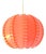 Large Danish Modern Coral Acrylic Modular Hanging Light, Ukraine, 1970s For Sale