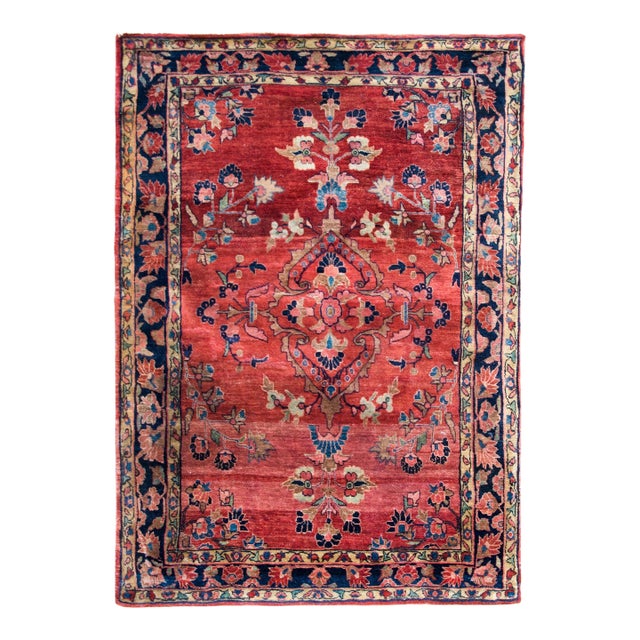 Early 20th Century Persian Sarouk Mohajeran Rug For Sale