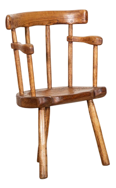 Welsh Ash and Elm Vernacular Hedge Chair, 1800