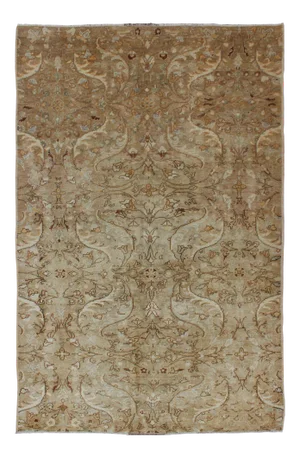 Keivan Woven Arts, En-92372, 1940's Vintage Turkish Oushak Rug - 4′7″ × 7′5″