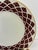 Vintage Pickard Fine China Salad Plates, Set of 8, Burgundy & Gold Fan Pattern For Sale In Oklahoma City - Image 6 of 11