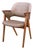 1960s Danish Modern Teak Armchair in Leather For Sale