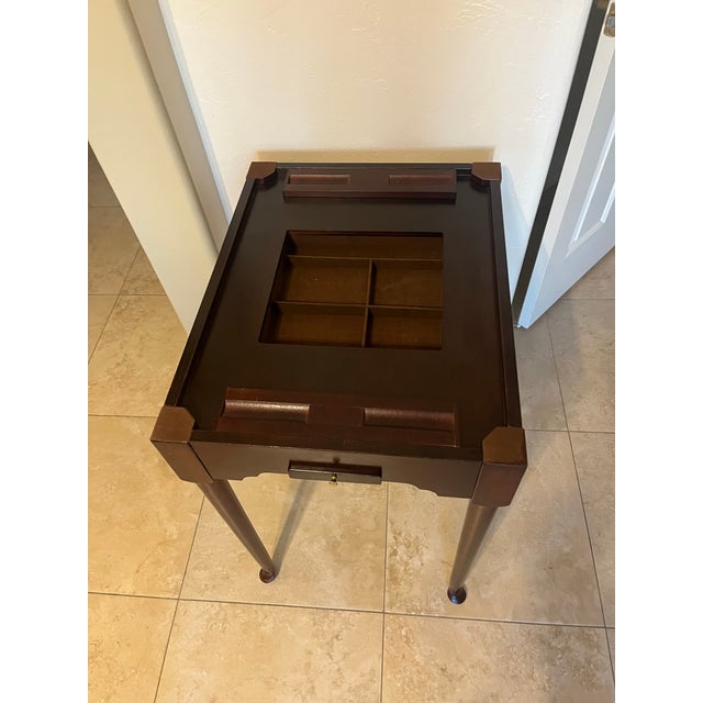 Early 20th Century Vintage Mahogany Metamorphic Games Table For Sale - Image 5 of 12