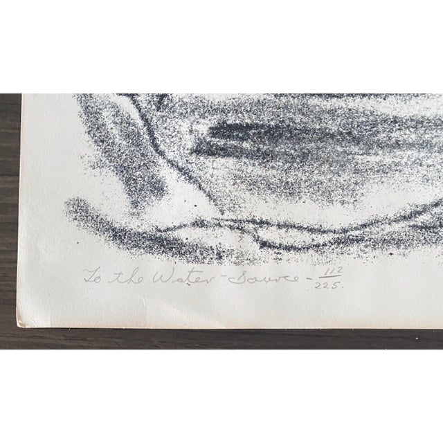 Stanley Lewis, "To The Water Source" from Wanderers Illustrations 112/225, 1964 For Sale - Image 4 of 8