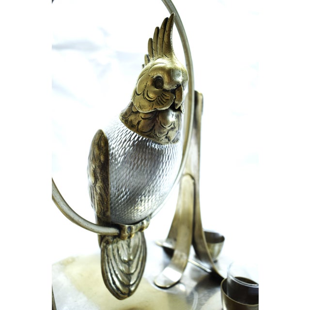 Antique Kakadu Liqueur Set, Austria, 1910s, Set of 7 For Sale - Image 12 of 15