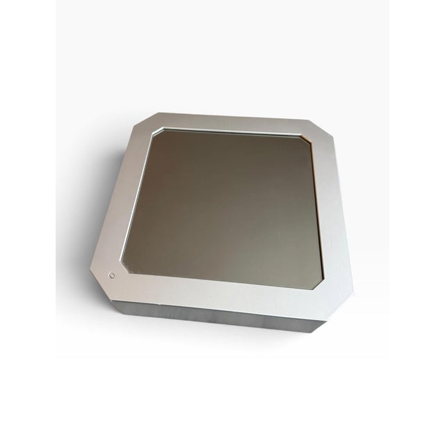 Balyun Technologies Infinity Mirror Light Box Lamp, Silver Octagonal Frame For Sale - Image 4 of 7