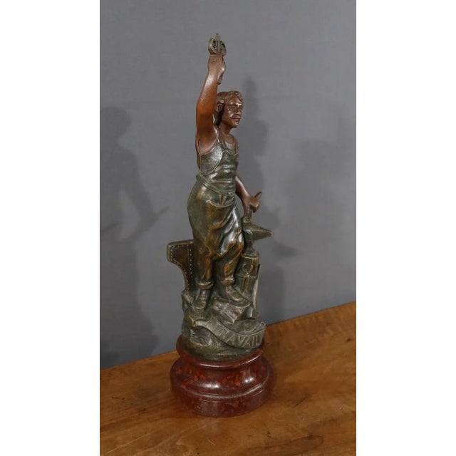Le Travail Regula Figure, Early 20th Century For Sale - Image 3 of 13