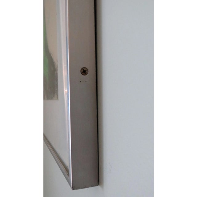 Blue Bernard Lorjou Original Painting Abstract Signed Modernist For Sale - Image 8 of 11