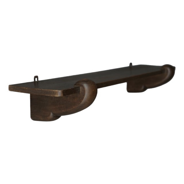 Vintage Art Deco Wall Shelf, 1920s For Sale