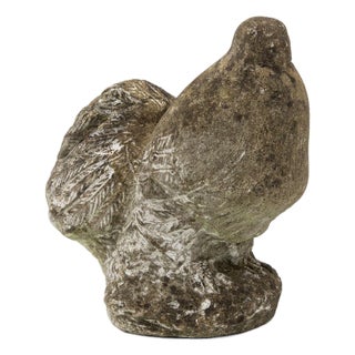 Reconstituted Stone Dove Garden Ornament, English Mid 20th C, For Sale