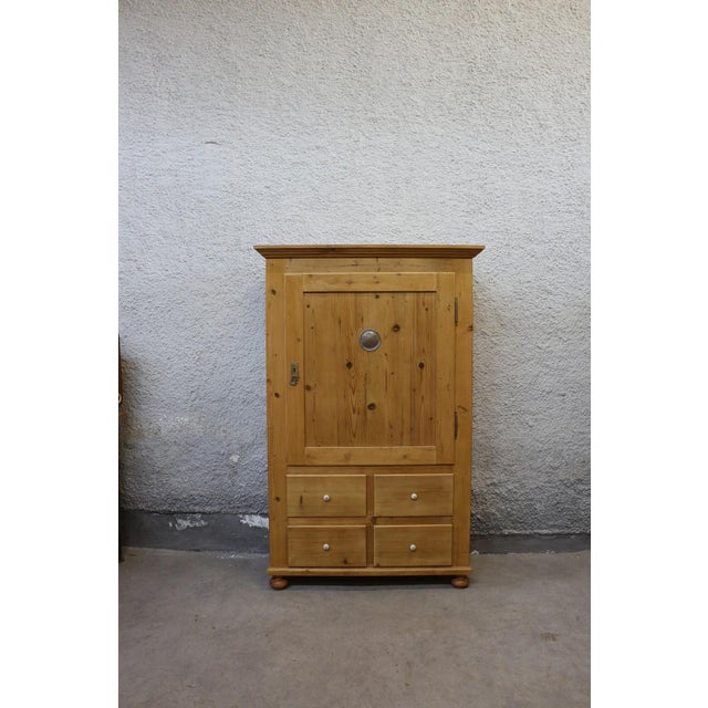Antique Bread Cupboard in Spruce For Sale - Image 13 of 13