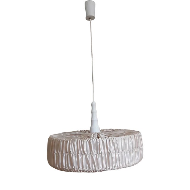 Vintage Ceiling Lamp in Cream, 1970s For Sale