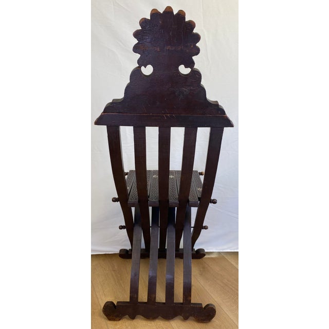 Antique Moorish Style Inlaid Desk and Chair Set For Sale - Image 14 of 14