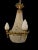 20th-Century Ormolu and Glass Tent and Bag Chandelier For Sale - Image 3 of 15