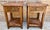 Early 20th Century Walnut Nightstands with Marble, 1940s, Set of 2 For Sale In Miami - Image 6 of 18