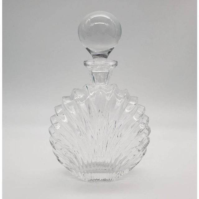 Art Deco 1970s Villeroy & Boch Platano Art Deco Shell Decanter For Sale - Image 3 of 3