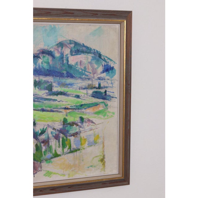 Sture Ekengren, Landscape, 1950s, Oil on Canvas, Framed For Sale - Image 4 of 16